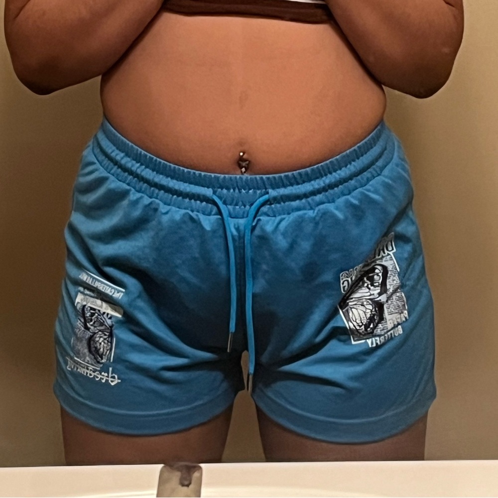Blue Butterfly Shorts 🦋